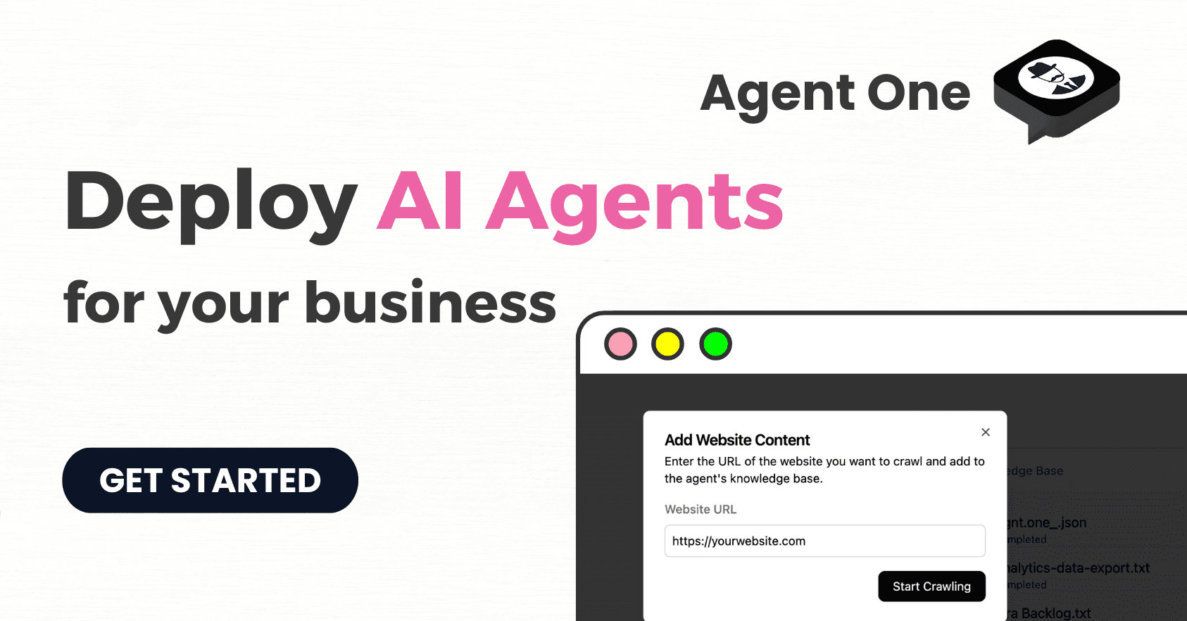 Agent One product preview